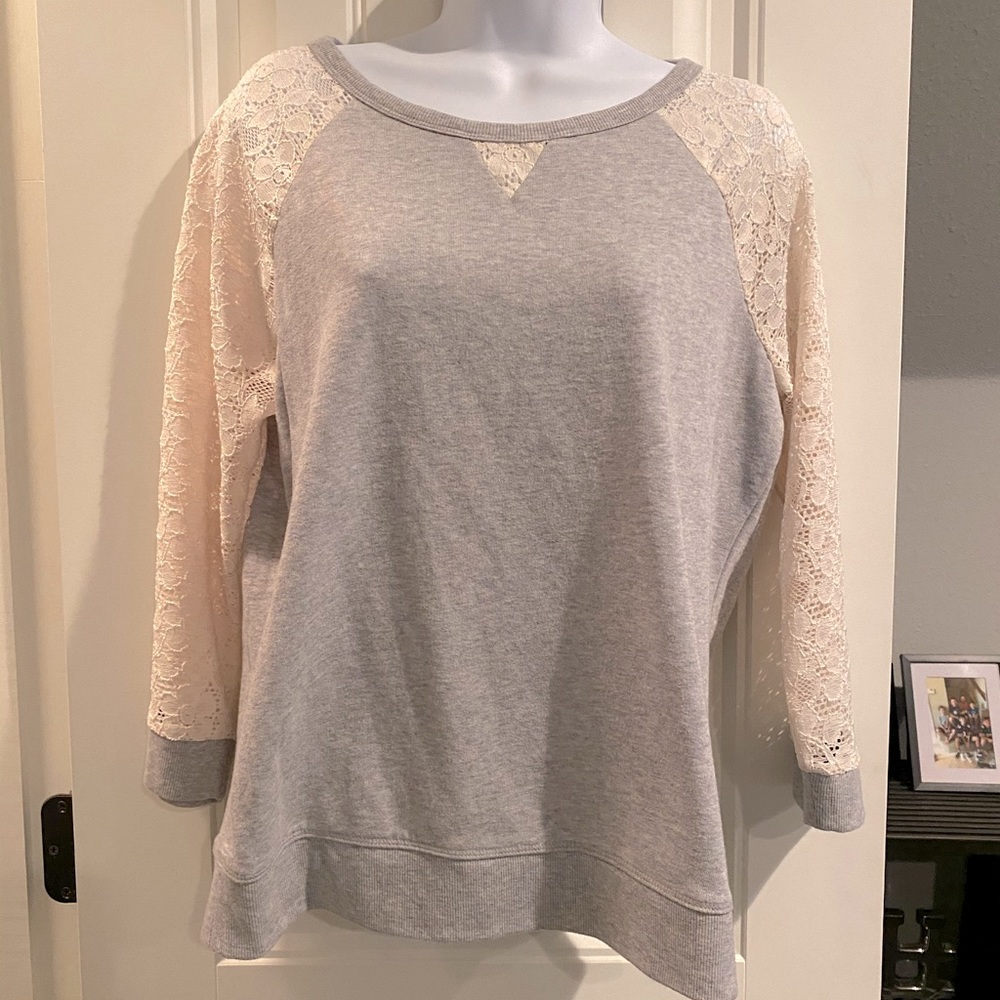 The Limited sweatshirt with lace